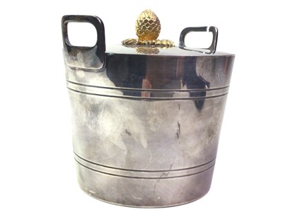 Lot 55 - SILVER PLATED ICE BUCKET