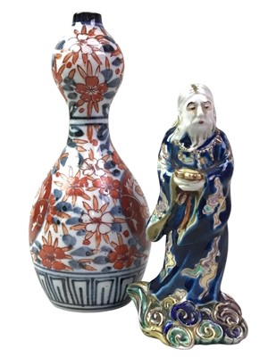 Lot 142 - JAPANESE DOUBLE GOURD VASE