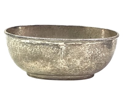 Lot 159 - HAMMERED SILVER BOWL