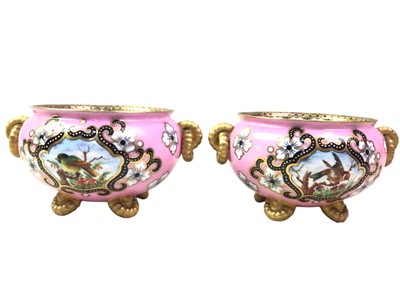 Lot 262 - PAIR OF COALPORT FOOTED BOWLS