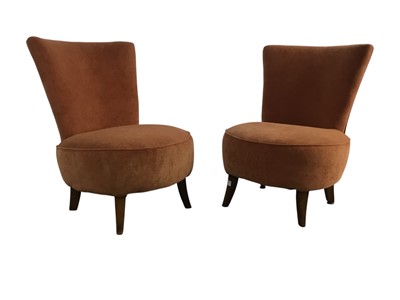 Lot 173 - PAIR OF BEDROOM CHAIRS