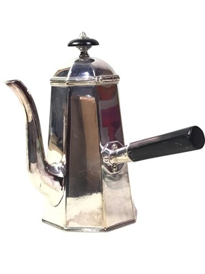 Lot 175 - SILVER PLATED CAFE AU LAIT