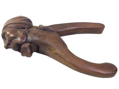 Lot 284 - CARVED WOOD NUT CRACKER