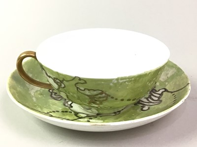 Lot 285 - BOUGH POTTERY CUP AND SAUCER