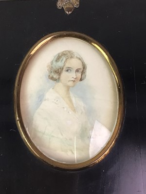 Lot 311 - TWO MINIATURE PORTRAITS