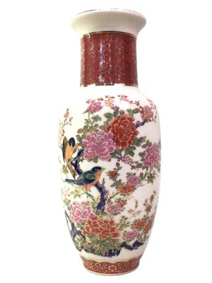 Lot 305 - CHINESE FAMILLE NOIRE VASE