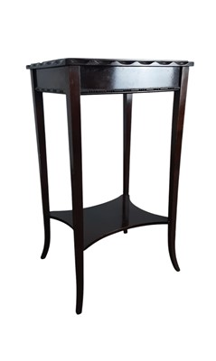 Lot 355A - MAHOGANY SIDE TABLE