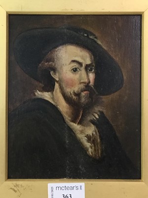 Lot 363 - PORTRAIT OF A GENTLEMAN