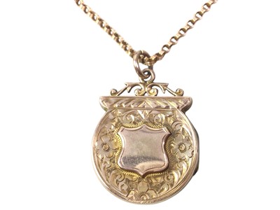 Lot 218 - GOLD LOCKET