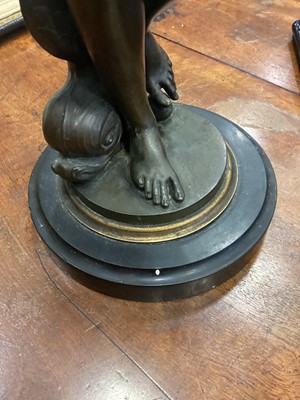 Lot 1283 - VICTOR PAILLARD (FRENCH, 1805-1886), BRONZE FIGURE OF VENUS