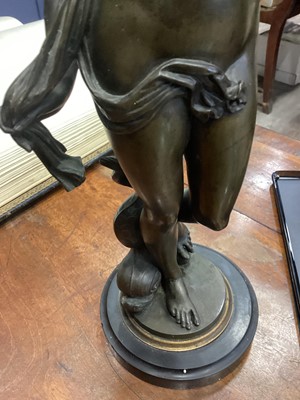 Lot 1283 - VICTOR PAILLARD (FRENCH, 1805-1886), BRONZE FIGURE OF VENUS