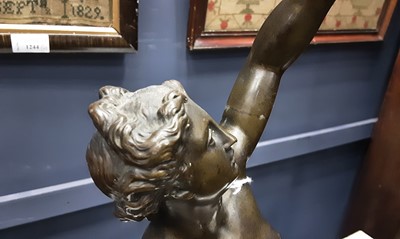 Lot 1283 - VICTOR PAILLARD (FRENCH, 1805-1886), BRONZE FIGURE OF VENUS