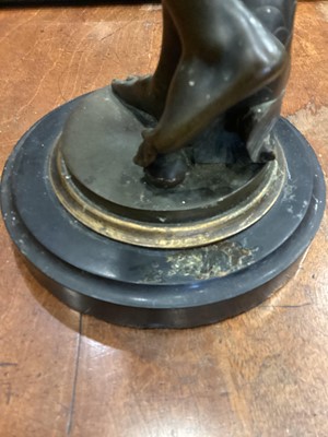 Lot 1283 - VICTOR PAILLARD (FRENCH, 1805-1886), BRONZE FIGURE OF VENUS