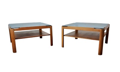 Lot 235 - PAIR OF MYER TEAK COFFEE TABLES