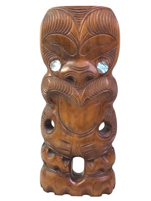 Lot 391 - COLLECTION OF MAORI WOODEN CARVINGS