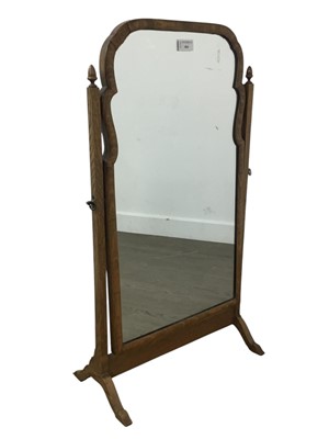 Lot 404 - OAK DRESSING MIRROR