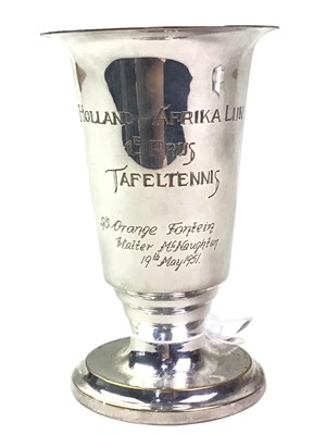 Lot 437 - CONTINENTAL SILVER BEAKER