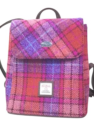 Lot 473 - HARRIS TWEED MINI BACKPACK