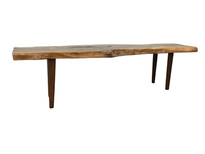 Lot 515 - YEW WOOD BENCH