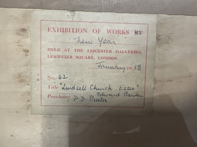 Lot 761 - * EDWARD BAWDEN CBE RA (BRITISH 1903 - 1989)