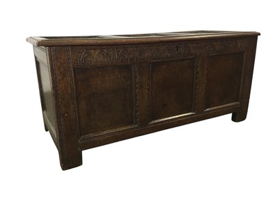 Lot 202 - OAK BLANKET CHEST