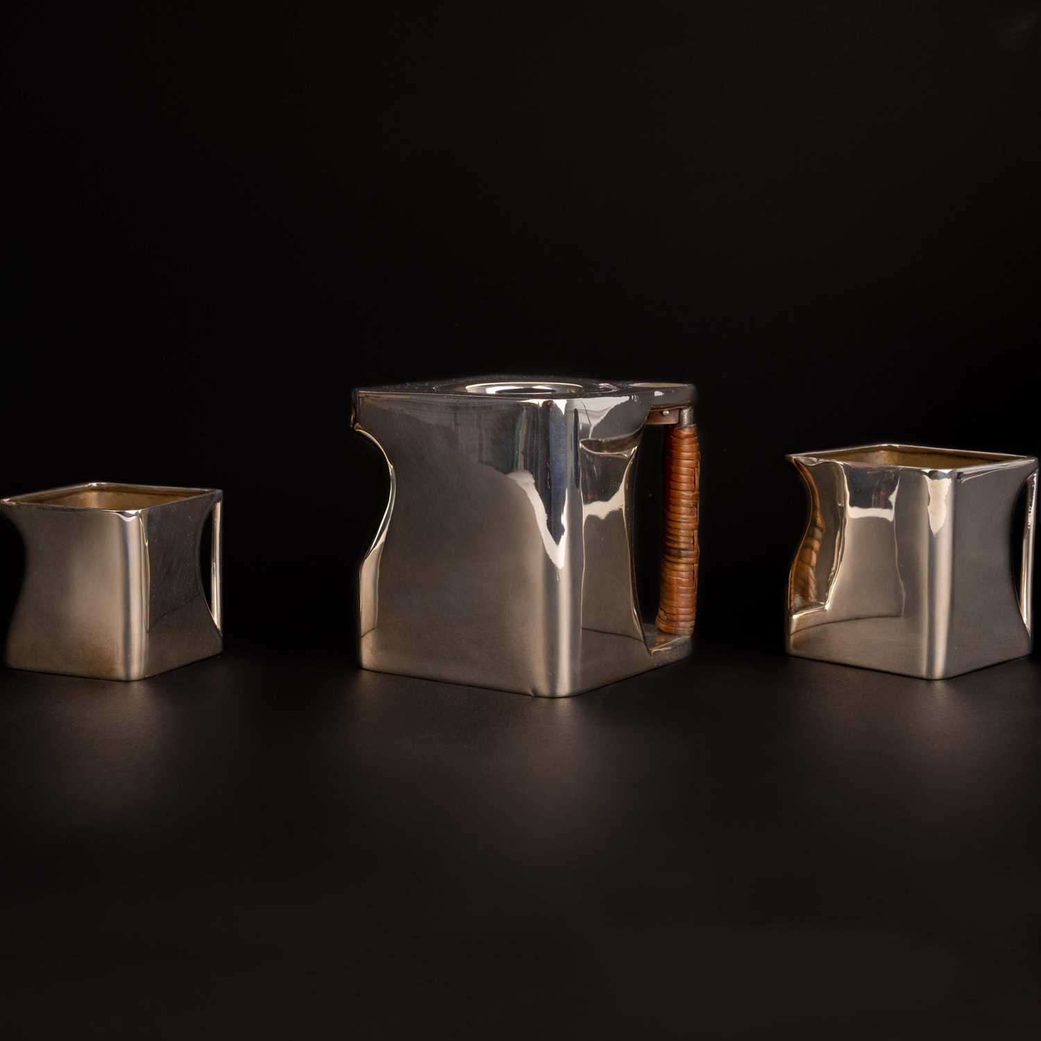 Lot 467 - ROBERT CRAWFORD JOHNSON (BRITISH, 1882-1937) FOR CUBE TEAPOTS LTD., 'THE CUBE'