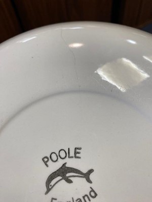 Lot 468 - CAROL CUTLER FOR POOLE POTTERY, FOUR CIRCULAR DISHES