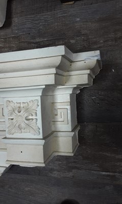 Lot 511 - GEORGIAN STYLE PLASTER FIRE SURROUND