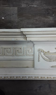Lot 511 - GEORGIAN STYLE PLASTER FIRE SURROUND