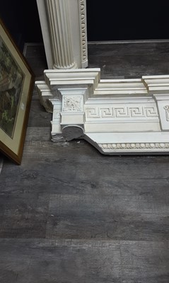 Lot 511 - GEORGIAN STYLE PLASTER FIRE SURROUND