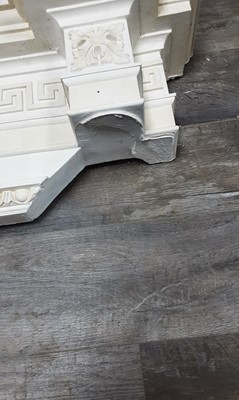 Lot 511 - GEORGIAN STYLE PLASTER FIRE SURROUND