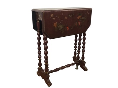 Lot 555 - CHINOISERIE SUTHERLAND TABLE