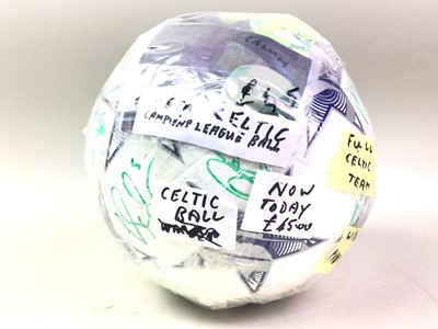 Lot 573 - CELTIC F.C., TWO TEAM SIGNED BALLS