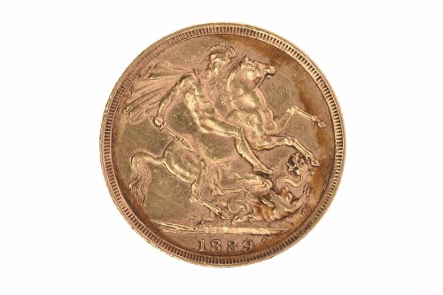 Lot 502 - GOLD SOVEREIGN DATED 1889