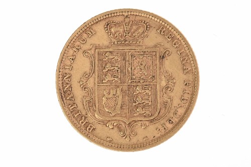 Lot 528 - GOLD HALF SOVEREIGN DATED 1844