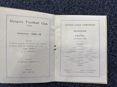 Lot 1724 - RANGERS F.C., SOUVENIR PROGRAMME