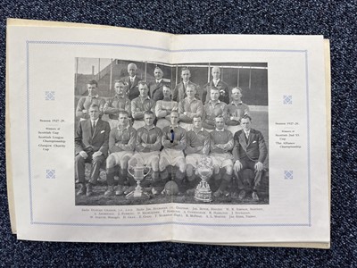 Lot 1724 - RANGERS F.C., SOUVENIR PROGRAMME
