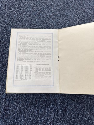 Lot 1724 - RANGERS F.C., SOUVENIR PROGRAMME