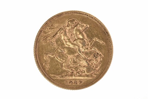 Lot 535 - GOLD SOVEREIGN DATED 1887