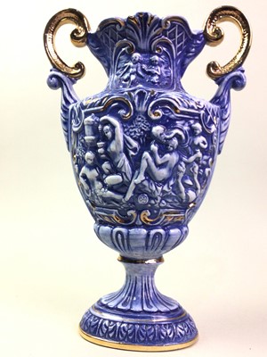 Lot 68 - ITALIAN MAJOLICA GARNITURE