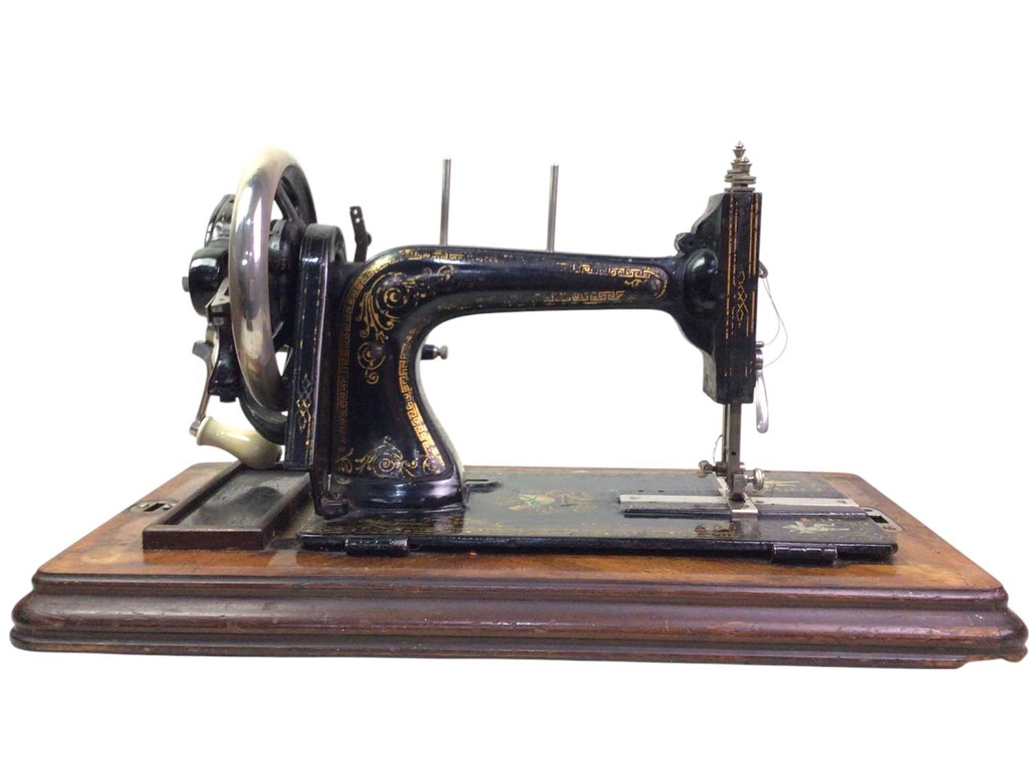 Lot 70 - VICTORIAN HAND OPERATED SEWING MACHINE