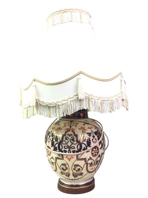 Lot 106 - TWO CERAMIC TABLE LAMPS