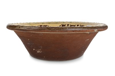Lot 523 - SEATON POTTERY, VICTORIAN MARRIAGE DAIRY BOWL
