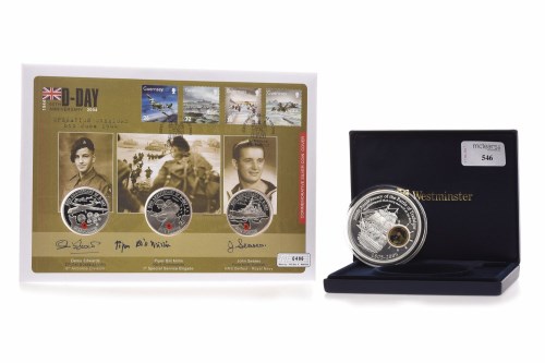 Lot 546 - COOK ISLANDS TEN DOLLAR PROOF COIN along with...