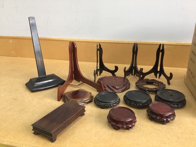 Lot 170 - COLLECTION OF CHINESE AND ASIAN HARDWOOD STANDS