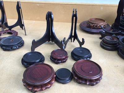 Lot 170 - COLLECTION OF CHINESE AND ASIAN HARDWOOD STANDS