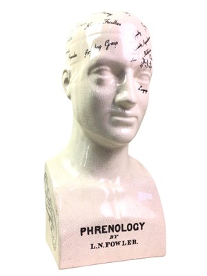 Lot 131 - PHRENOLOGY BUST AFTER L.N. FOWLER