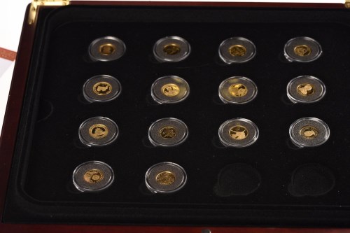 Lot 551 - COLLECTION OF THE WORLDS SMALLEST GOLD COINS...