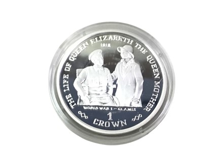 Lot 112 - GROUP OF COMMEMORATIVE SILVER PROOF COINS