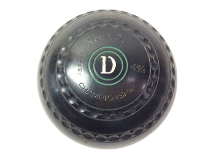 Lot 121 - GROUP OF FOUR AUSTRALIAN LAWN BOWLS